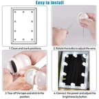 Rechargeable Vanity Mirror with LED Lights for Pakistani Homes