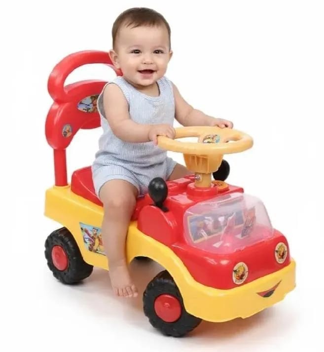 Pink Kids Riding Car with Music &amp; Lights