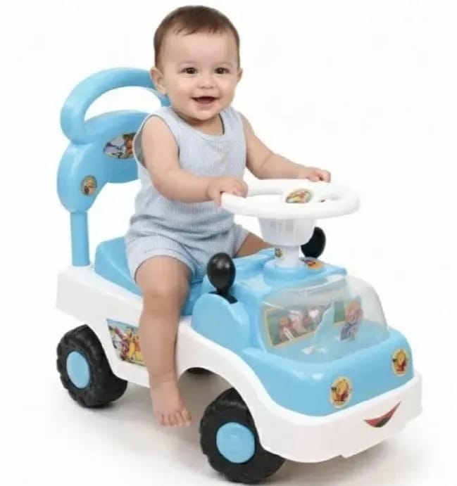 Pink Kids Riding Car with Music &amp; Lights