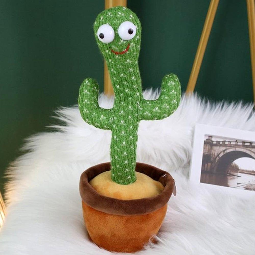 ancing Cactus Plush Toy Green LED Music for Kids 1-10