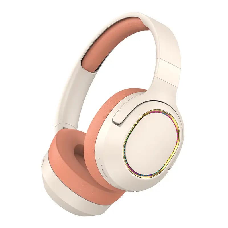 Over-Ear Bluetooth Headphones with RGB Lighting