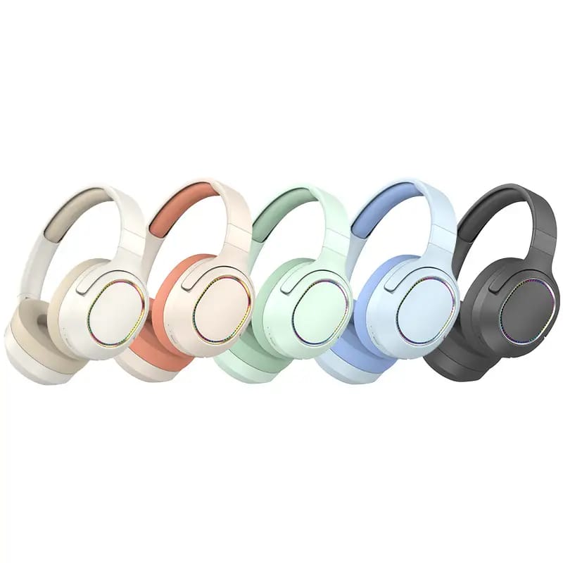 Over-Ear Bluetooth Headphones with RGB Lighting
