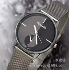 Women's Mesh Strap Watches with Silver Band