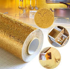 Golden Heat Resistant Kitchen Foil Roll