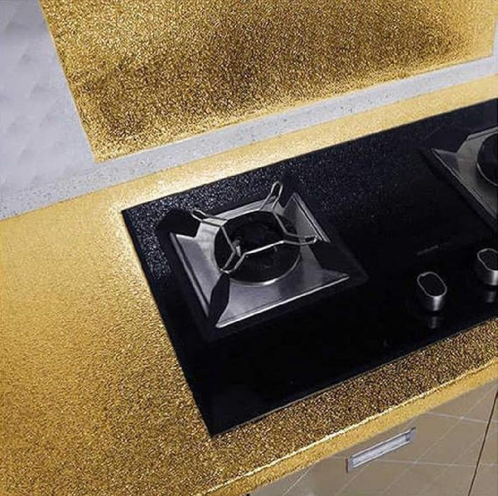 Golden Heat Resistant Kitchen Foil Roll