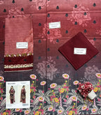 3 Pcs Women's Unstitched Printed Suit