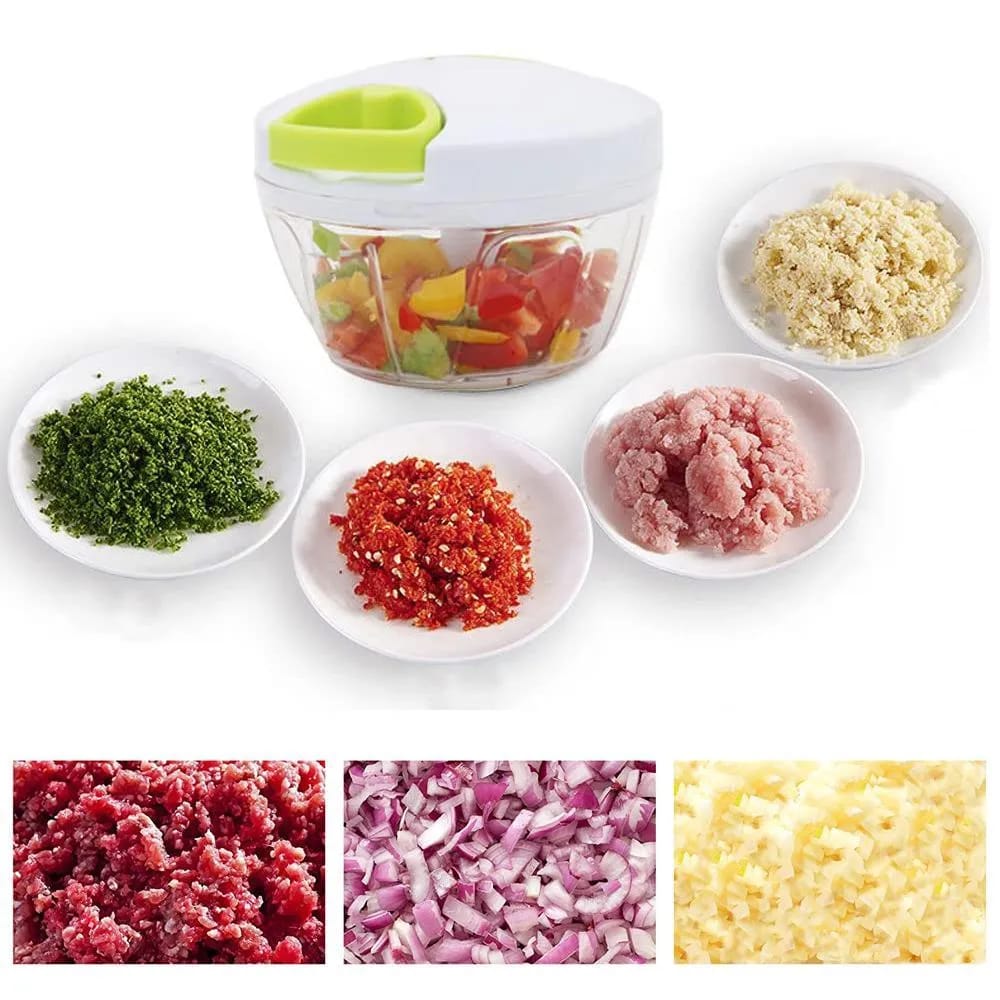 Manual Food Chopper Multicolor Kitchen Tool