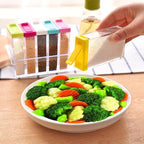 6 Pcs Seasoning Spices Set PP PS Plastic Kitchen