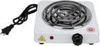 Portable Electric Stove White Stainless Steel Pot
