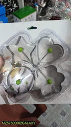 Stainless Steel Egg Mold Rings 4Pcs 10cm