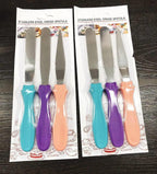 Multicolor Stainless Steel Bread Knife Set 35cm