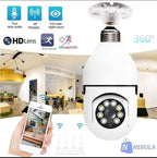 Mini 360 View Security Camera White ABS Night Vision