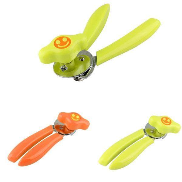 Premium Stainless Steel Can Opener with Smile Face Design