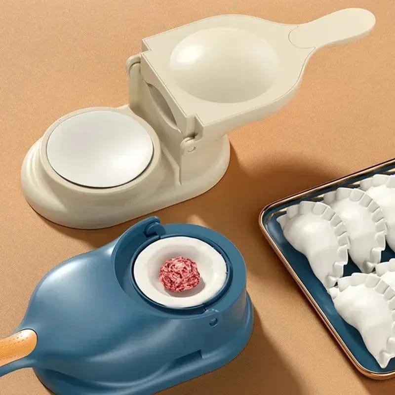 Automatic Dumpling Maker White Kitchen Tool