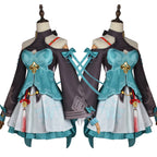 Honkai: Star Rail Qingque Cosplay Costume Outfit &amp; Wig Set