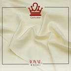 Royal Boski Velvet Winter Suit Fabric Cream