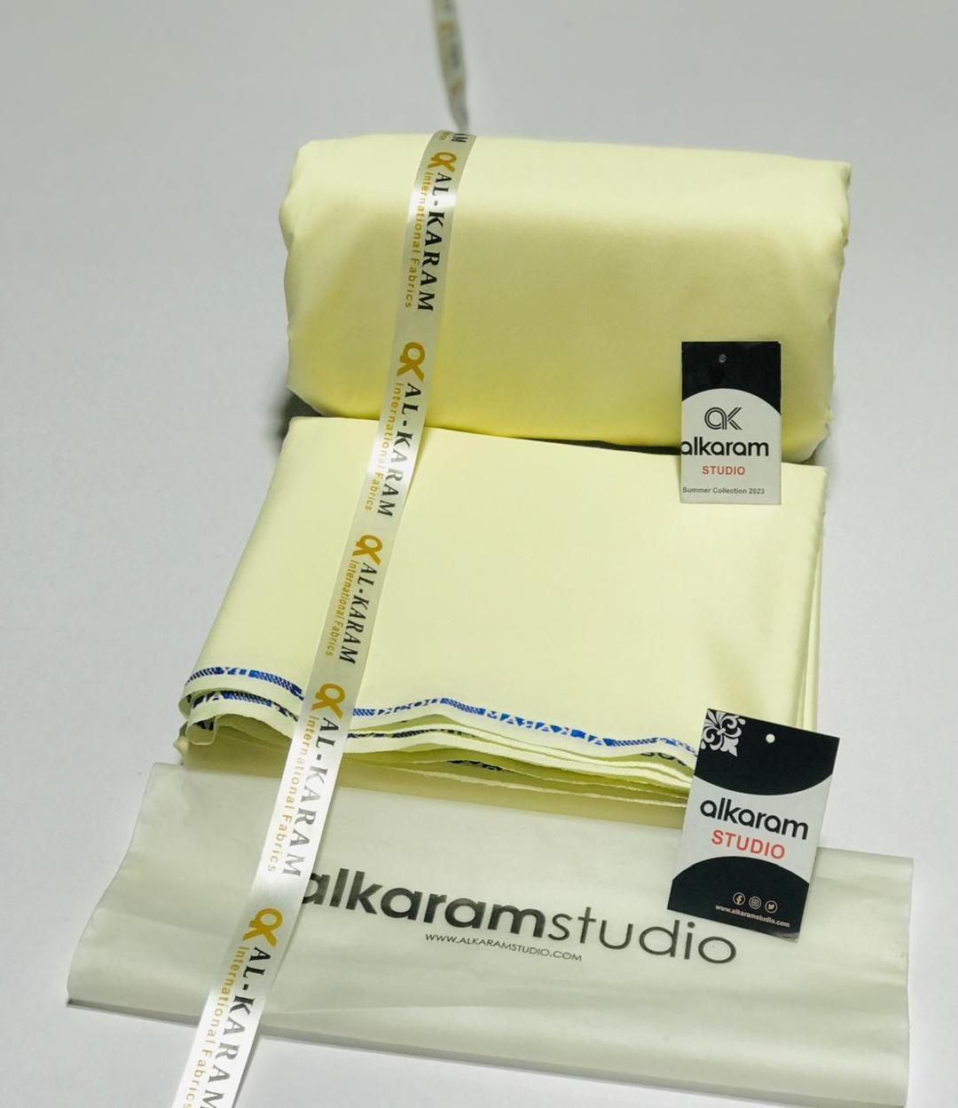Premium Wash &amp; Wear Suit Off-White Summer Pakistan