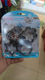 Stainless Steel Cookie Cutters Set 12 Pcs Silver