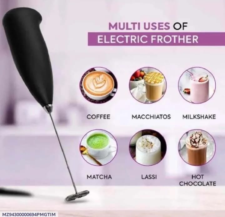 Electric Frother for Coffee, Macchiato, Hot Chocolate