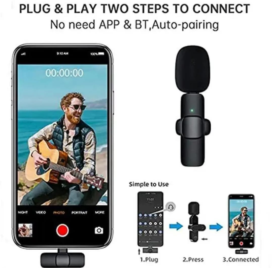 3 in 1 K8 Wireless Microphone&nbsp;