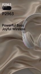 Over-Ear Bluetooth Headphones with RGB Lighting