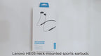 Lenovo Neckband Bluetooth 5.1 Wireless Earbuds Black