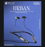 Black Wireless Neckband SOVO Urban SNB-425 Magnetic Touch Neckband